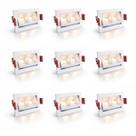 9 Spot Mini Downlight Duplo Led Embutir Direcionável Luz09 9 Spot Mini Downlight Duplo Led Embutir Direcionável Luz09