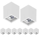 9 Spot Sobrepor Save Energy Boxit Par20 E27 Branco 110/220v