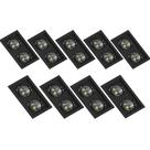 9 Spots Embutir Recuado P/ 2 Lâmpada Ar70 Gu10 Save Energy