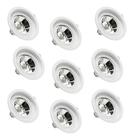 9 Spots GU10 Redondo Recuado Embutir AR111 Save Energy 9 Spots GU10 Redondo Recuado Embutir AR111 Save Energy