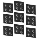 9 Spots Recuado Quádruplo E27 Par20 Save Energy 9 Spots Recuado Quádruplo E27 Par20 Save Energy