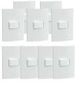 9 un conjunto interruptor simples lunare 10a 250v schneider