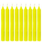 9 Velas Amarelas Oxum Iansã Iemanjá Vela Palito Amarela