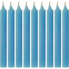 9 Velas Iemanjá Azul Vela Palito Azul Umbanda Candomblê