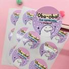 90 Adesivos Agradecimento Flork Oba Sua Comprinha Chegou