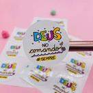 90 Adesivos Deus No Comando Sempre 90 Adesivos Deus No Comando Sempre