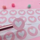 90 Adesivos Lacre Coração 3x3cm Unboxing Embalagens Colante Rosa Bebê 90 Adesivos Lacre Coração 3x3cm Unboxing Embalagens Colante Rosa Bebê