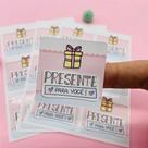 90 Adesivos Para Embalagem Presente Para Você