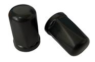 90 Capa De Porca Cromada Belga Preta 19mm Sprinter Fiorino S10
