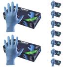 900 Luvas Nitrílica Descartável Danny Azul Tamanho G Azul M