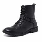 9166LCS-Bota Masculina de couro Coturno forte forrado.