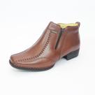 9405CLA Botinha masculina urbana de couro cano curto marrom 9405CLA Botinha masculina urbana de couro cano curto marrom