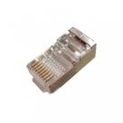 98100520 - conector rj45 macho 8x8 cat5e blindado - lkmod8x8b - outros