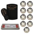 9x led rgbw 15w tholz + fonte 180w + basic smartpool.