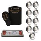 9x led slim rgb 20w tholz + fonte 180w + basic smartpool.