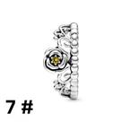 a Bela E a Fera 925 Prata Esterlina Charme Pulseira Miniso Disney Diy Pingente Eterno Rosa Potts