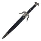 A-Daga The Witcher Silver Sword Mini Peça Temática Haste Metal Ornamento Decorativo