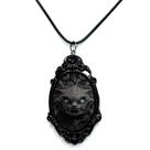 A elegância das gárgulas no seu pescoço: Colar Camafeu Cheshire