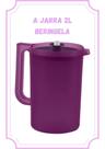 A jarra Tupperware 2l Beringela Servir A jarra Tupperware 2l Beringela Servir