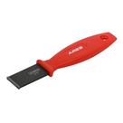 A lâmina de 3,2 cm de carboneto de tungstênio do raspador ARES 10040 remove resíduos