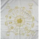 A Legítima Toalha Cigana P Jogos Cartas 70x70cm Branca