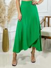 A-Lows A&L Saia envelope feminina com forro de viscolinho A-Lows A&L Saia envelope feminina com forro de viscolinho