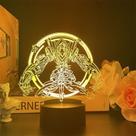 A luz noturna LED 3D Honkais afeta Herrschers Of Reasons