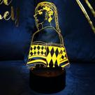 A luz noturna LED 3D reduz a mudança de cor para crianças