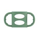 A mamadeira de silicone suporta Dr. Brown's Milestones 4m+ Green