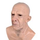 A máscara Grandpa Latex Full Head, tamanho único, serve para a maioria dos adultos