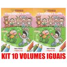 A Tartaruga E A Lebre Livro Para Pintar Kit C10 Lembrancinha