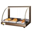 A3 - Estufa Alfa para salgados de 3 bandejas Café - 127V - Omega
