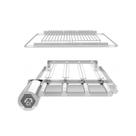 A3 Grill Ajustável - Motor Giratório para 4 Espetos + Suporte Ajustável + 2 Grelhas Aramadas