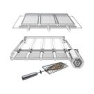 A3 Grill Ajustável - Motor Giratório para 5 Espetos + Suporte Ajustável + 3 Grelhas Moeda + Espeto Grelha A3 Grill Ajustável - Motor Giratório para 5 Espetos + Suporte Ajustável + 3 Grelhas Moeda + Espeto Grelha