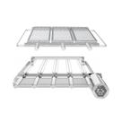 A3 Grill Ajustável - Motor Giratório para 5 Espetos + Suporte Ajustável + 3 Grelhas Moedas A3 Grill Ajustável - Motor Giratório para 5 Espetos + Suporte Ajustável + 3 Grelhas Moedas