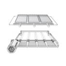 A3 Grill Ajustável - Motor Giratório para 5 Espetos + Suporte Ajustável + 3 Grelhas Moedas A3 Grill Ajustável - Motor Giratório para 5 Espetos + Suporte Ajustável + 3 Grelhas Moedas