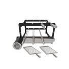A3 Grill Tradicional Black - Motor Giratório para 4 Espetos + 2 Grelhas Moedas M21 A3 Grill Tradicional Black - Motor Giratório para 4 Espetos + 2 Grelhas Moedas M21
