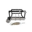 A3 Grill Tradicional Black - Motor Giratório para 4 Espetos + Espeto Grelha