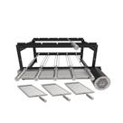 A3 Grill Tradicional Black - Motor Giratório para 5 Espetos + 3 Grelhas Moedas M18 A3 Grill Tradicional Black - Motor Giratório para 5 Espetos + 3 Grelhas Moedas M18