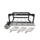 A3 Grill Tradicional Black - Motor Giratório para 5 Espetos + 3 Grelhas Moedas M18 A3 Grill Tradicional Black - Motor Giratório para 5 Espetos + 3 Grelhas Moedas M18