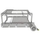 A3 Grill Tradicional - Motor Giratório para 5 Espetos + 3 Grelhas Argentinas L18