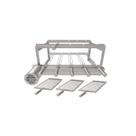 A3 Grill Tradicional - Motor Giratório para 5 Espetos + 3 Grelhas Moedas A3 Grill Tradicional - Motor Giratório para 5 Espetos + 3 Grelhas Moedas