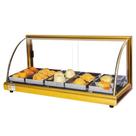 A5 - Estufa Alfa para salgados de 5 bandejas Dourada - 127V - Omega
