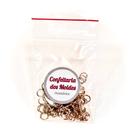 A9 kit 100 pçs argola níquel para artesanato resina