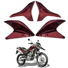 Aba Aleta Guia Inferior Superior Tanque Honda Xre300 Vermelho Cardeal 2011