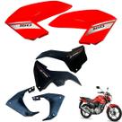 Aba (asa) Tanque Cg Fan 160 2016 até 2021 + Par de Tampa Lateral Lado Filtro e Bateria Aba (asa) Tanque Cg Fan 160 2016 até 2021 + Par de Tampa Lateral Lado Filtro e Bateria