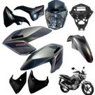 Aba (Asa) Tanque Cg Fan 160 2016 Até 2021 + Tampa Lateral Farol Completo Paralama Dianteiro Aba (Asa) Tanque Cg Fan 160 2016 Até 2021 + Tampa Lateral Farol Completo Paralama Dianteiro