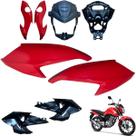 Aba (asa) Tanque Cg Fan 160 2022 / 2024 + Farol Completo Com Aranha Rabeta Traseira