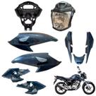 Aba (asa) Tanque Cg Fan 160 2022 / 2024 + Farol Completo Com Aranha Rabeta Traseira Aba (asa) Tanque Cg Fan 160 2022 / 2024 + Farol Completo Com Aranha Rabeta Traseira