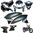 Aba (Asa) Tanque Cg Titan 160 2016 até 2021 + Tampa Lateral Farol Completo Com Aranha Aba (Asa) Tanque Cg Titan 160 2016 até 2021 + Tampa Lateral Farol Completo Com Aranha